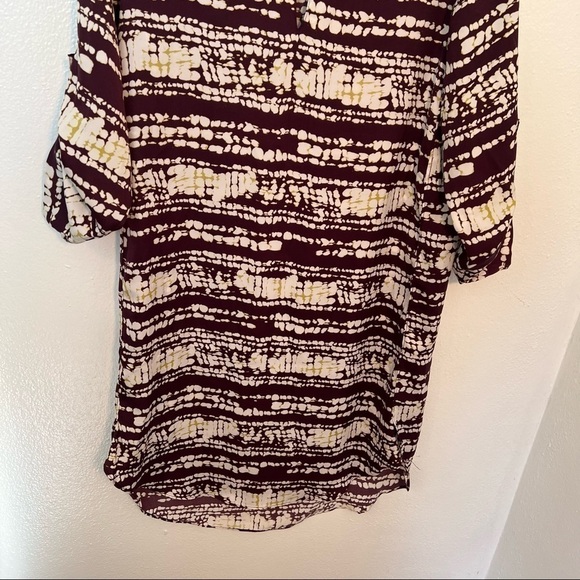 Mossimo Shift Dress Purple White Geometric - Picture 3 of 8